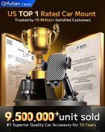 Qifutan Car Phone Holder Mount Phone Mount for Car Windshield Dashboard Air Vent Universal Hands Free Automobile Cell Phone Holder Fit for iPhone Smartphone Camera Mounts - Image 2