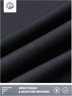 NORTHYARD Quarter Zip Pullover Men Running Shirt Long Sleeve Moisture Wicking Quick Dry Athletic Workout Shirts - Image 5