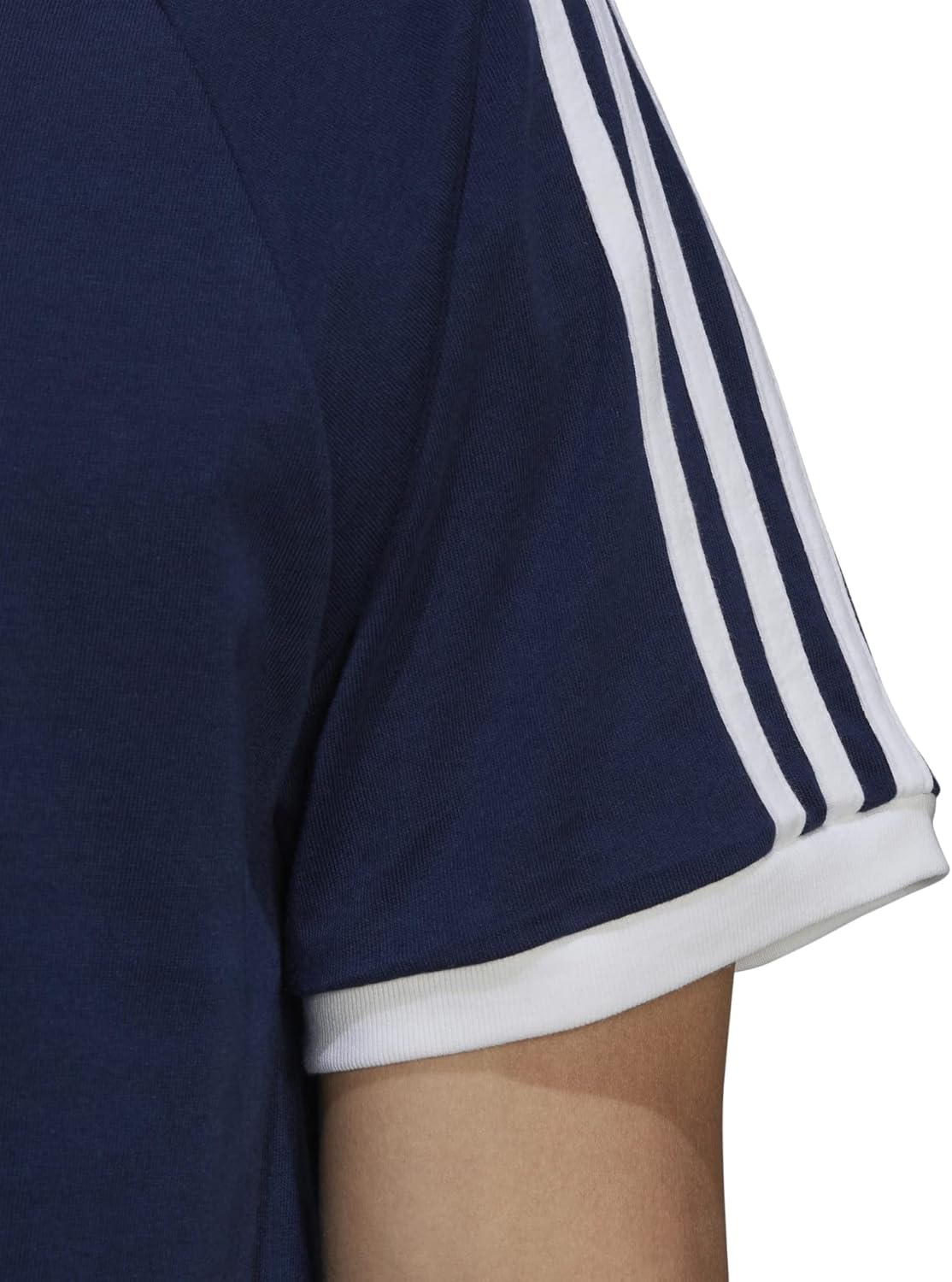 adidas Originals Men's Originals 3 Stripes Tee, Clear Sky, Medium 5 adidas Originals Men's Originals 3 Stripes Tee, Clear Sky, Medium - Image 5