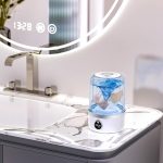 Underwear Washer, Portable Mini Washing Machine, Upgraded Mini Washings Machines, Rechargeable Cordless Washing-Machine, Laundry Cup for Bra, Underwear, Socks (1.5L white) - Image 7