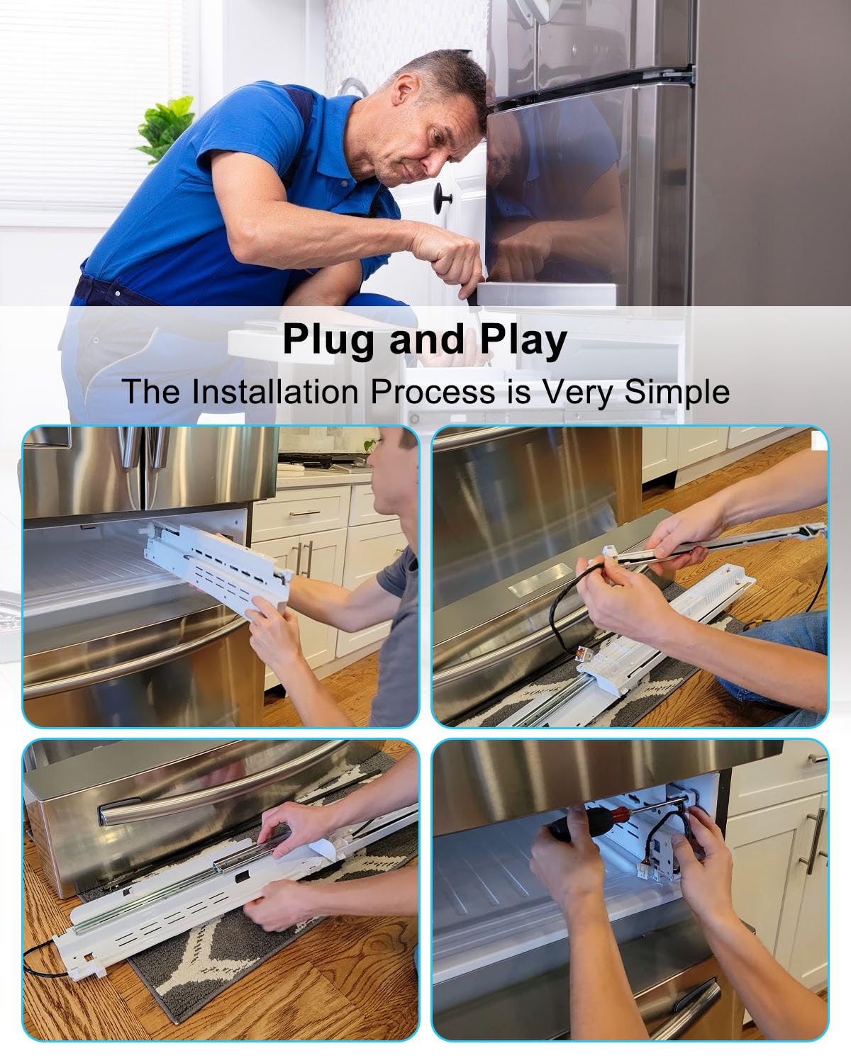 Upgraded Refrigerator Wire Harness Fit for Samsung Refrigerator Replace DA96-00640A AP5623877 3970367 EAP4168713 PS4168713 6 Upgraded Refrigerator Wire Harness Fit for Samsung Refrigerator Replace DA96-00640A AP5623877 3970367 EAP4168713 PS4168713 - Image 6