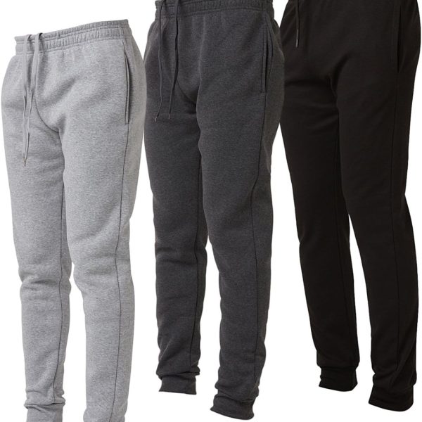 Ultra Performance 3 Pack Mens Joggers Mens Athletic Sweatpants with Pockets for Men, Small - 3X