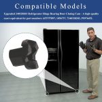 2 Pcs 240328203 Refrigerator Door Hinge Bushing Bearing Closing Cam, Replacement for Frigidaire Electrolux Refrigerator Parts, Fit for The Bottom Door, Replaces Part # AP3757897,1056737, PS976452 - Image 3