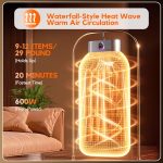 Portable Clothes Dryer, Clothes Dryer hold 9-12 Items, With Time Setting、Remote Control, Portable Dryers For Laundry, Apartments, RV, Travel, Low noise、Energy Saving、 Wrinkle Resistant - Image 2