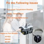 800393, 831932 Temperature Control Kit, Compatible with True Refrigerators and Freezer TC/TSD/T/GDM/GEM/G4SM Series, Replaces 800306 461387 Refrigerator Parts Thermostat - Image 4