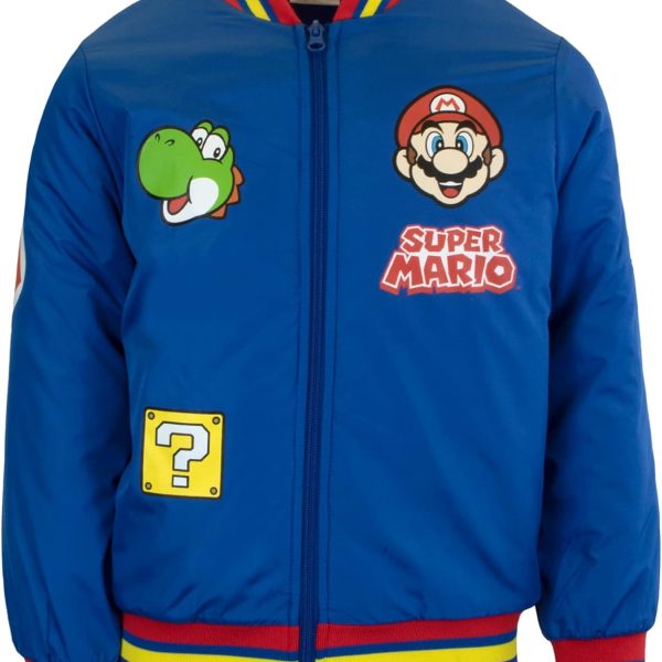 Nintendo Super Mario Bomber Jacket for Boys