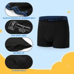 BAMBOO COOL Boys' Underwear Moisture-Wicking Brethable Boxer Briefs Soft Lightweight Tag-Free with Fly Pouch 6-Pack - Image 2