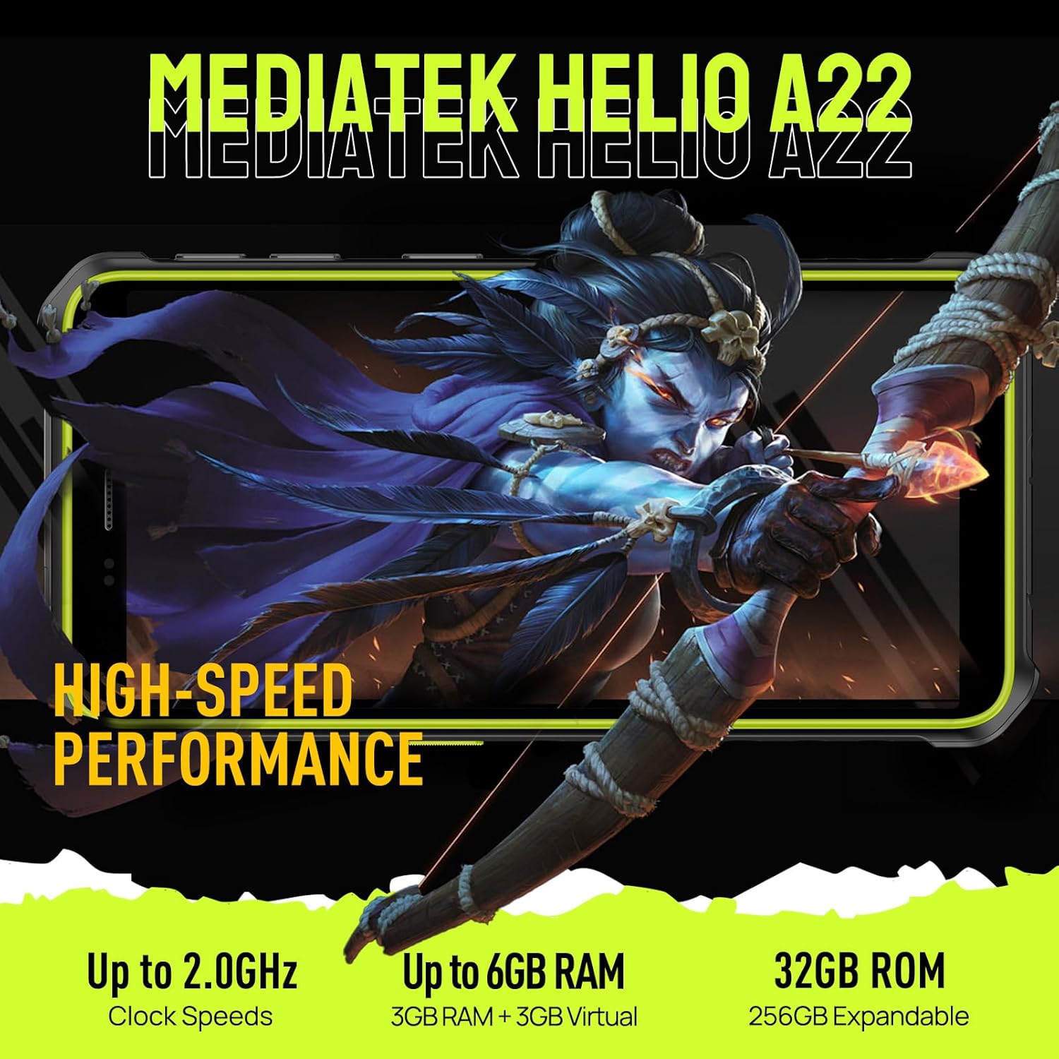 Ulefone Armor X12 Rugged Smartphone, Waterproof Phones Unlocked, Octa-core Android 13, 6GB+32GB, Dual SIM Global 4G LTE, 4860mAh Battery, Face Recognition, Bluetooth, NFC, Compass - Black 4 Ulefone Armor X12 Rugged Smartphone, Waterproof Phones Unlocked, Octa-core Android 13, 6GB+32GB, Dual SIM Global 4G LTE, 4860mAh Battery, Face Recognition, Bluetooth, NFC, Compass - Black - Image 4