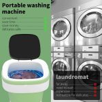 Portable Washing Machine, 16L Upgraded with Spin Basket Laundry Machine, 3 Cleaning Modes Suitable for Small Clothes, Foldable Design Ideal for Hotel, Campain, Apartment and Home - Image 6