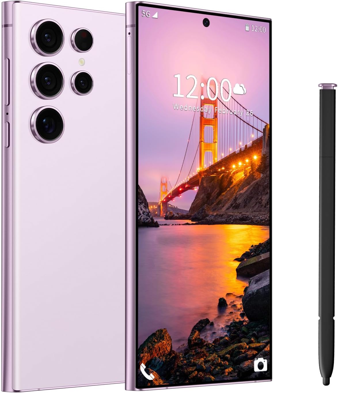 I24 Ultra Unlocked Phone,Built in Pen The Phone,Smartphone Battery 6800mAh 6.8" HD Screen,Android 14 16+512GB with 128GB Memory Card Cell Phone,5G/Face ID/Fingerprint Lock/GPS (Purple, 16+512GB) 1 I24 Ultra Unlocked Phone,Built in Pen The Phone,Smartphone Battery 6800mAh 6.8" HD Screen,Android 14 16+512GB with 128GB Memory Card Cell Phone,5G/Face ID/Fingerprint Lock/GPS (Purple, 16+512GB)