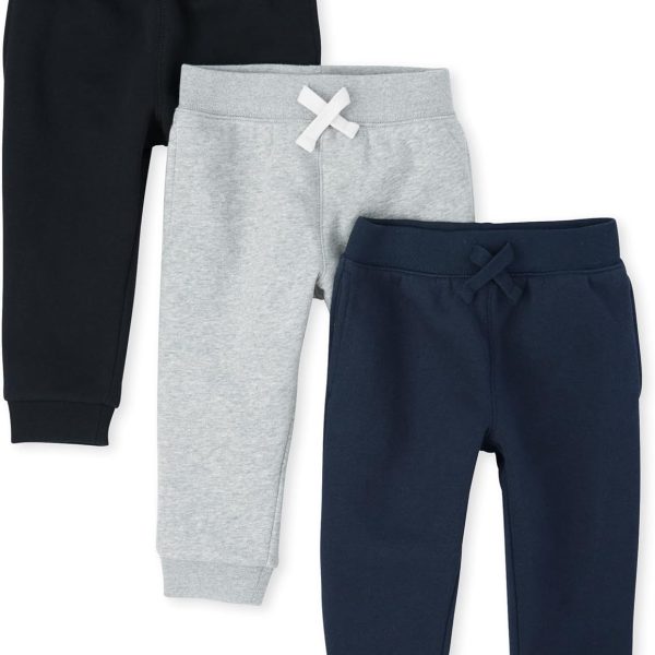 The Children's Place Baby Boys' Active Fleece Jogger Pants