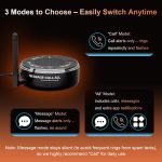 Cell Phone Ringer Amplifier & Flasher - Make Phone Ring Ultra Loud & Visible, One-Touch Answer/Decline, Bluetooth Phone Amplifiers for Hard of Hearing/Deep Sleeper/Noisy Spaces/Home - Image 7