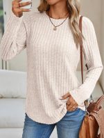 AUTOMET Womens Long Sleeve Shirts Fall Fashion Tops 2025 Crewneck Dressy Sweaters Tunic Winter Clothes Casual Outfits - Image 2