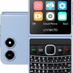 Snap | Dual SIM | 4G/LTE | Unlocked | QWERTY Keyboard | Flip Phone | Cloud OS | Sky Blue