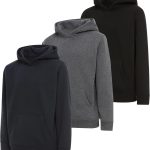 PURE CHAMP Boys Hoodies 3 Pack Fleece Pullover & Zip-Up Sweatshirts for Boys Kids Youth Plain Basic Everyday Wear Sizes 4-20