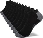 Comfoex 10 Pairs Boys Socks Low Cut Ankle Socks For Kids 8-10 4-6 6-8 Years Old Short Athletic Socks With Cushioned Sole - Image 7