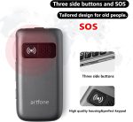 G6 Pro Grey - 4G LTE Flip Phone Unlcoked丨Cell Phone for Seniors丨2.4" Dual-LCD丨SOS Button丨Loud Speaker丨Camera丨Charging Dock丨Talking Clock丨Speed Dial丨 Hands-free丨Dumb Phone丨Caller-ID丨Large Fonts - Image 4