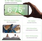 UMIDIGI G9T Cell Phone, Android 14 Smartphone Unlocked, 6.75" HD+ 90Hz Display, 5000mAh Battery, 18W Fast Charging, 8(4+4)+128GB/1TB TF, 13MP Camera, AI Face & Fingerprint Unlock, 4G Dual SIM, GPS - Image 6