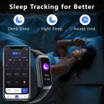 Fitness Tracker with 24/7 Heart Rate Blood Oxygen Sleep Monitor,Activity Tracker with 1.1" AMOLED Touch Color Screen, Multiple Sport Modes Step Counter,IP68 Waterproof for Women Men - Image 4