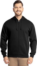 Fruit of the Loom Eversoft Fleece Full Zip Hoodie Sweatshirt