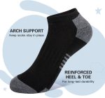 Comfoex 10 Pairs Boys Socks Low Cut Ankle Socks For Kids 8-10 4-6 6-8 Years Old Short Athletic Socks With Cushioned Sole - Image 4