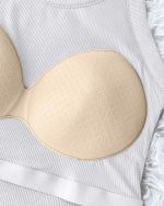 CHICME Women Built-in Bra Tank Tops Sleeveless Casual Shirts Racerback Ribbed Fitted Tank Tops - Image 5