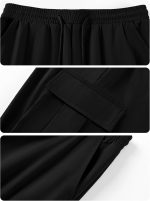 HOTake Men's Casual Cargo Sweatpants Waist Drawstring Joggers Hiking Tactical Pants for Men with Pockets - Image 5