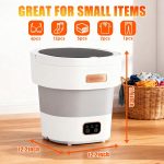 Portable Washing Machine,Mini Washer 16L Upgraded With Spin Basket 3 Modes Deep Cleaning for Underwear,Baby Clothes,Shirt,Small Delicates - Image 2