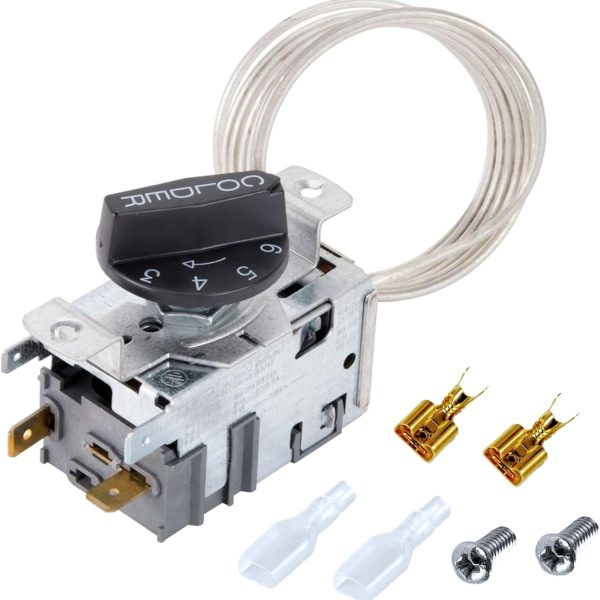 800393 Refrigerator Temperature Control Kit ,Compatible with True Refrigerators Parts,Freezer Thermostat,Refrigerator Thermostat,Replace 800306,831932,461387,Fit TC,TSD,T Series,GDM,GEM,G4SM