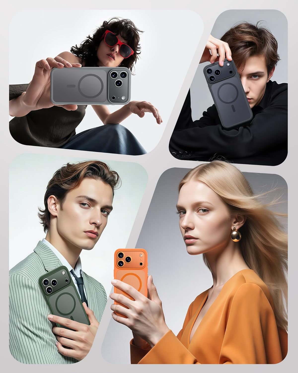 TOCOL for iPhone 17 Pro Max Case, Compatible with Magsafe, Full Camera Protection, Built-in Magnetic Ring, Translucent Matte Phone Case for iPhone 17 Pro Max 6.9 inch (Black) 8 TOCOL for iPhone 17 Pro Max Case, Compatible with Magsafe, Full Camera Protection, Built-in Magnetic Ring, Translucent Matte Phone Case for iPhone 17 Pro Max 6.9 inch (Black) - Image 8