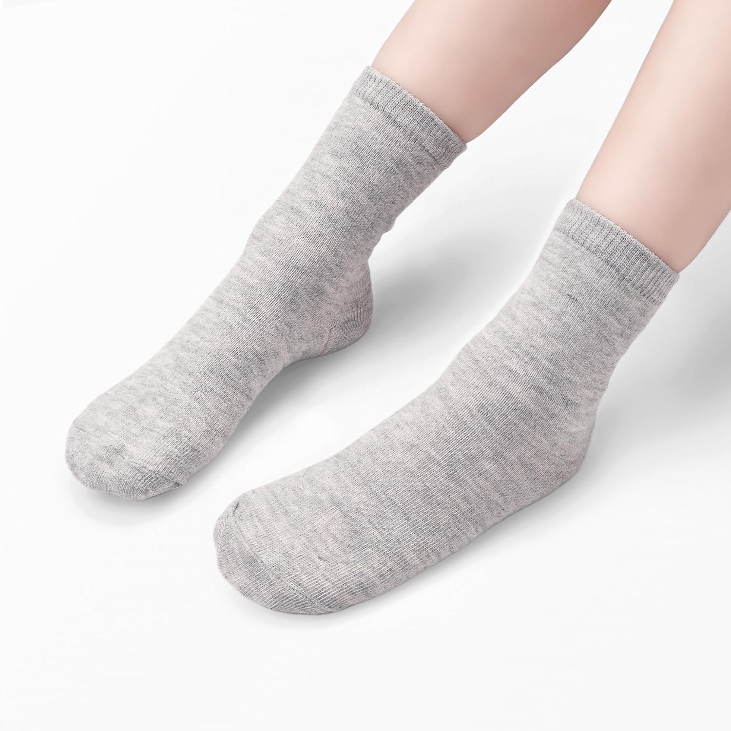 15 Pairs Toddler Socks Kids Crew Mid Calf Dress Socks for Boys Girls Children 1-13 Years 5 15 Pairs Toddler Socks Kids Crew Mid Calf Dress Socks for Boys Girls Children 1-13 Years - Image 5