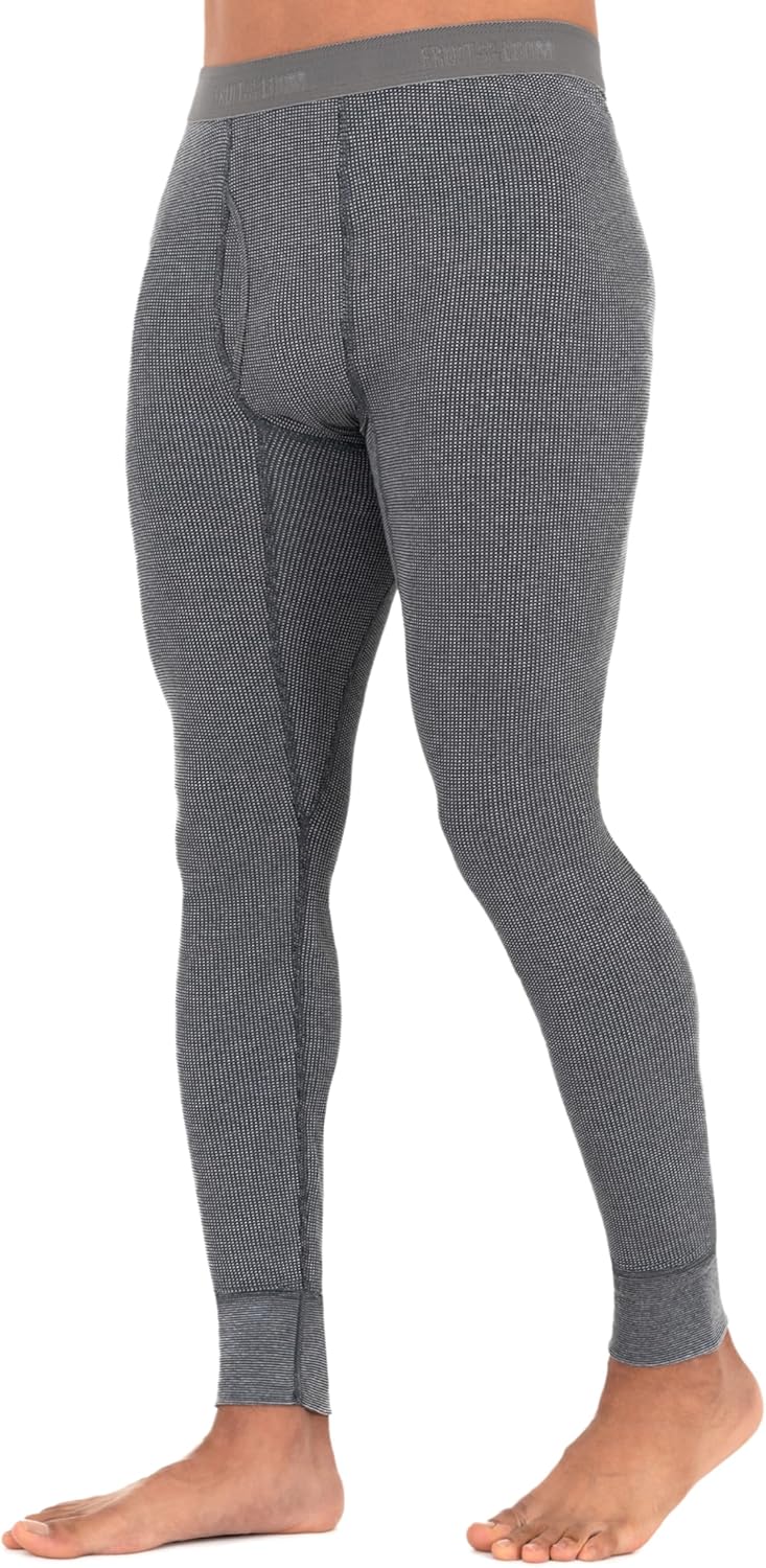 Fruit of the Loom Mens Recycled Premium Waffle Thermal Underwear Long Johns Bottom (1, 2, 3, and 4 Packs) 3 Fruit of the Loom Mens Recycled Premium Waffle Thermal Underwear Long Johns Bottom (1, 2, 3, and 4 Packs) - Image 3
