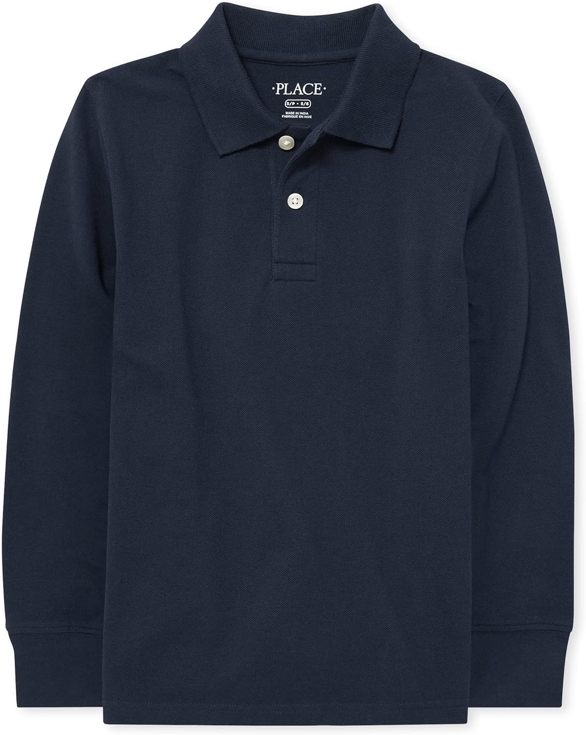 The Children's Place boys Long Sleeve Pique Polo 1 The Children's Place boys Long Sleeve Pique Polo