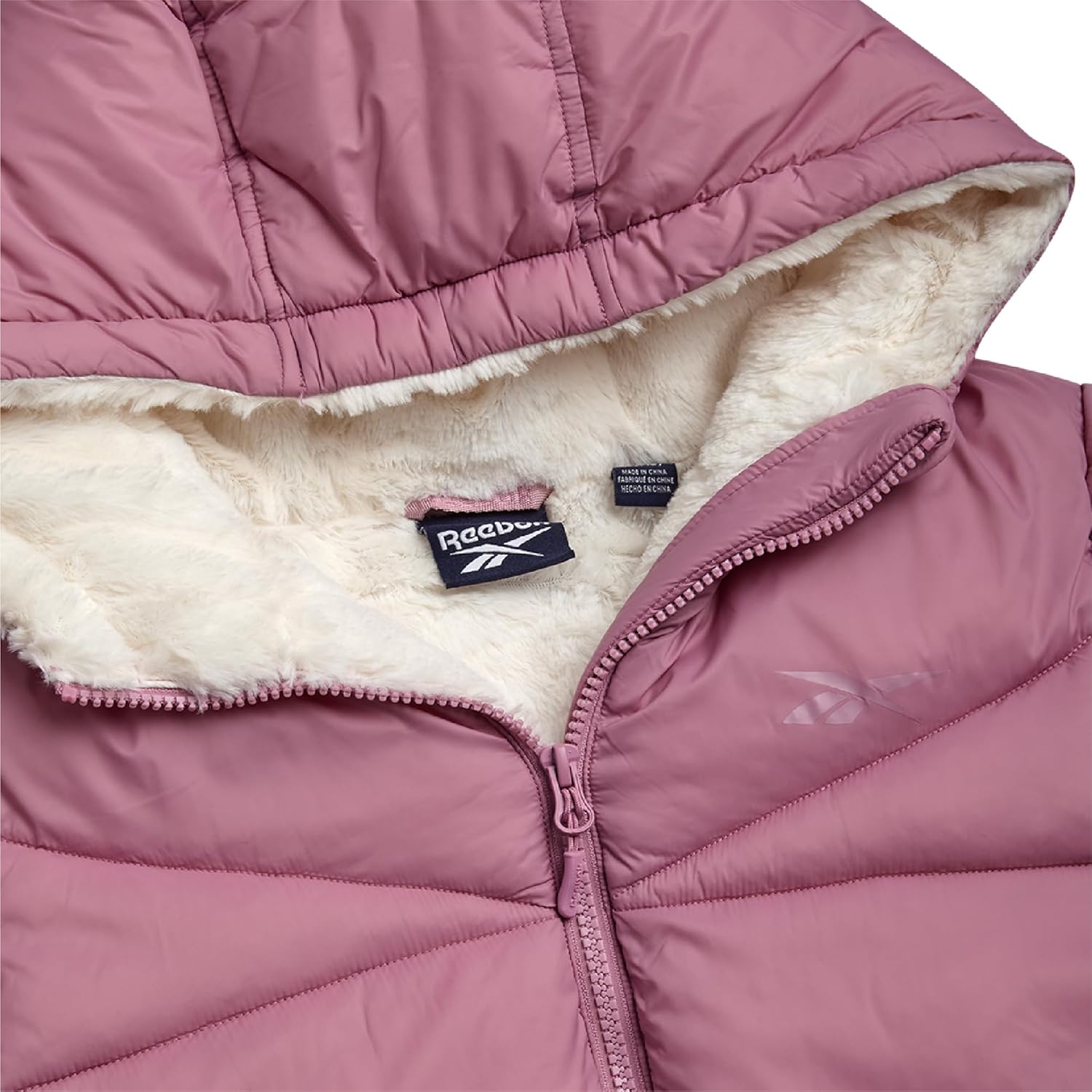 Reebok Girls Winter Coat - Heavyweight Quilted Sherpa Lined Parka Puffer Jacket - Warm Winter Jackets for Girls 5 Reebok Girls Winter Coat - Heavyweight Quilted Sherpa Lined Parka Puffer Jacket - Warm Winter Jackets for Girls - Image 5