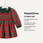 Amazon Essentials x Sofia Grainge Toddlers and Baby Girls' Long Sleeve Flannel Dress - Image 3