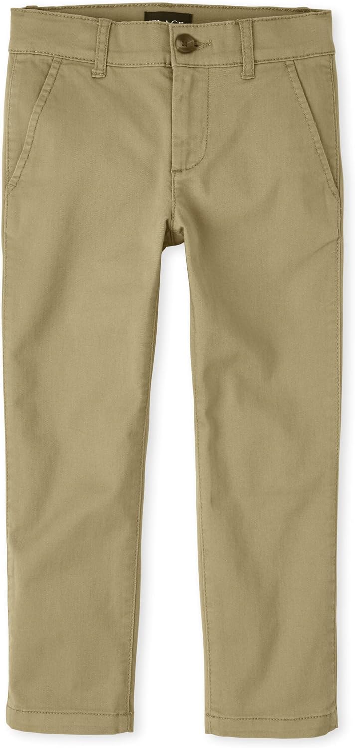 The Children's Place Stretch Straight Chino Pants 1 The Children's Place Stretch Straight Chino Pants