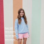 Hanes Girls EcoSmart Crewneck Sweatshirt, Soft Midweight Fleece Pullover for Girls - Image 2