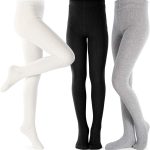 Girls Tights Toddler Cable Knit Cotton Footed Seamless Dance Ballet Baby Girls' Leggings 3/4 Pack