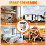 Portable Washing Machine,Mini Washer 16L Upgraded With Spin Basket 3 Modes Deep Cleaning for Underwear,Baby Clothes,Shirt,Small Delicates - Image 7