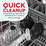 DASH Rapid Egg Cooker: 7 Egg Capacity Electric Egg Cooker for Hard Boiled Eggs, Poached Eggs, Scrambled Eggs, or Omelets with Auto Shut Off Feature - Black' - Image 6