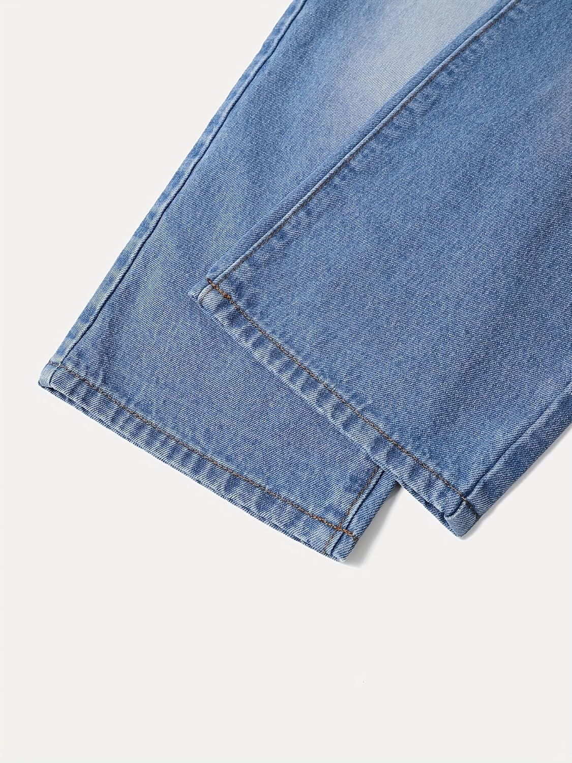 Jeans for Girls Baggy Wide Leg Cute Bow High Elastic Waisted Denim Pants Y2K Boyfriend Skater Streetwear 7-14Y 9 Jeans for Girls Baggy Wide Leg Cute Bow High Elastic Waisted Denim Pants Y2K Boyfriend Skater Streetwear 7-14Y - Image 9