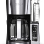 Ninja 12-Cup Programmable Coffee Brewer, 2 Brew Styles, Adjustable Warm Plate, 60oz Water Reservoir, Delay Brew - Black/Stainless Steel