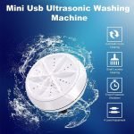 Portable Washing Machine, Mini Ultrasonic Washing Machine 3 in 1 Dishwashers Ultrasonic Waves Suitable for Home, Business, Travel, College Room, RV, Apartment (3.5IN) - Image 7
