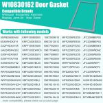 Upgraded W10830162 Refrigerator Door Gasket Replacement Compatible with Whirlpool Kenmore KitchenAid Refrigerator, 39.7"x 16.93" Freezer Door Gasket Refrigerator Door Seal Part 12723206AP, W10179332 - Image 6