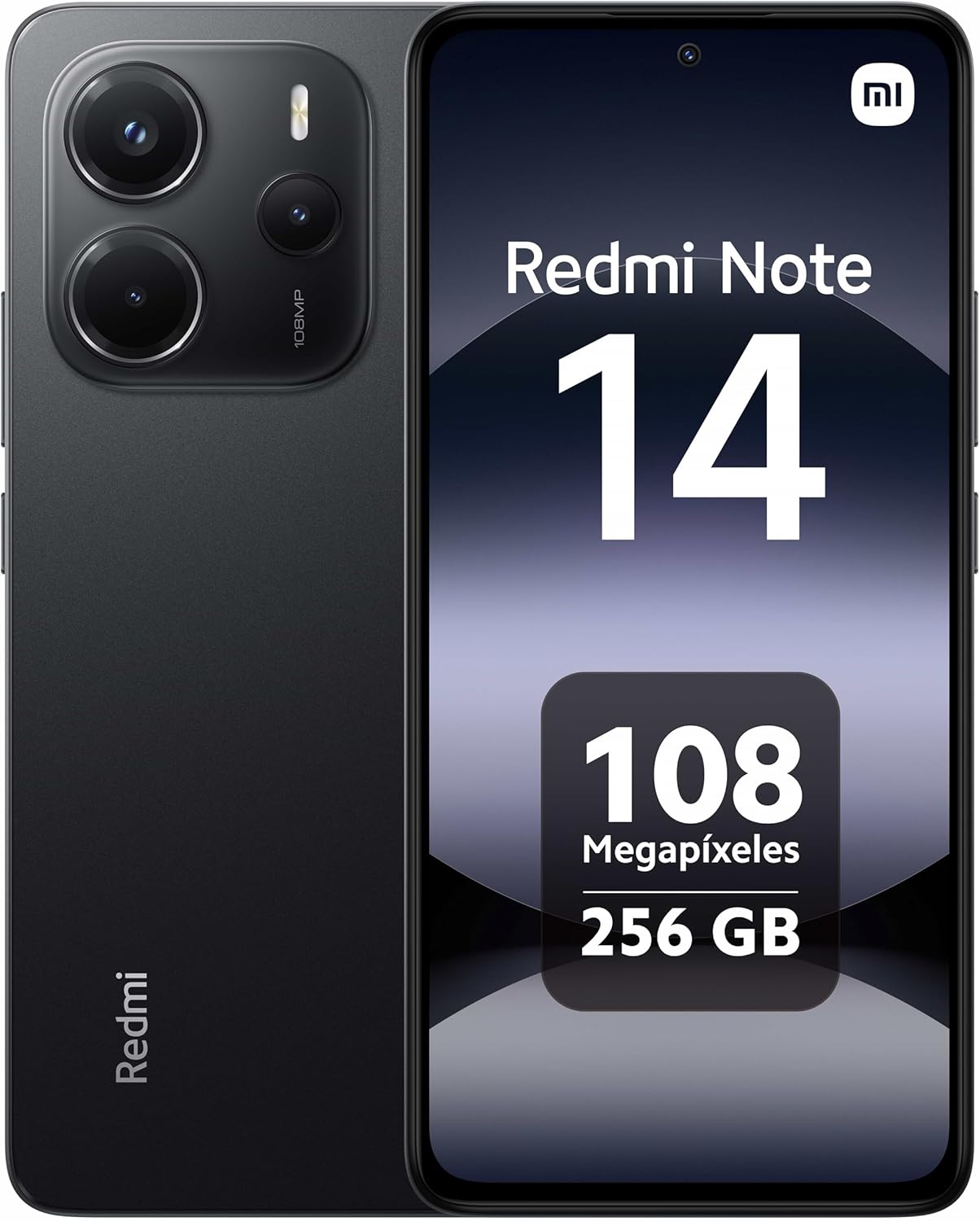Xiaomi Redmi Note 14 4G LTE (for Tmobile Mint Tello Xiaomi Redmi Note 14 4G LTE (for Tmobile Mint Tello Global) (256GB + 8GB) 6.67" 120Hz 108MP AI Camera Global Version Dual Sim (Midnight Black)