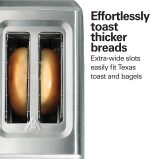 Hamilton Beach 2 Slice Toaster with Extra-Wide Slots, Bagel Setting, Toast Boost, Slide-Out Crumb Tray, Auto-Shutoff & Cancel Button, Defrost Function, Stainless Steel (22794) - Image 3