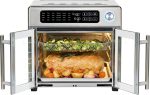 Emeril Lagasse Extra Large French Door Air Fryer Toaster Oven Combo, 24 Cooking Functions and Digital Controls, 7 Accessories Included, Stainless Steel Finish, 26QT Capacity - Image 8
