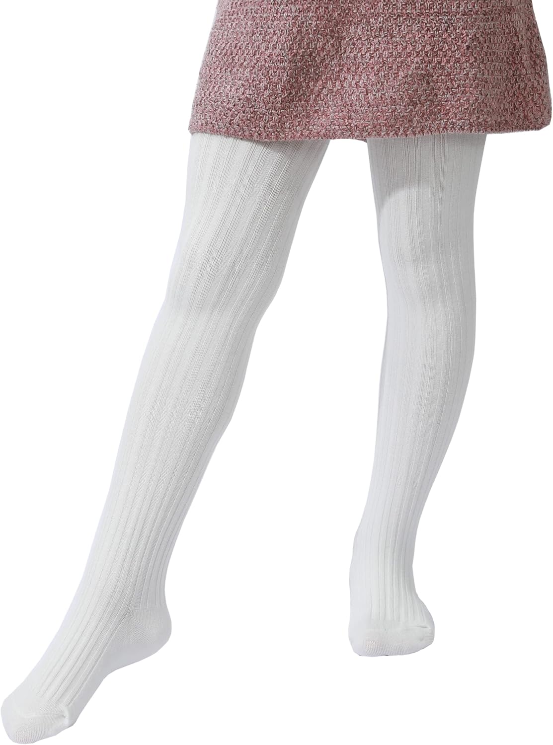 Girls' Cotton Tights - Toddler Cable Knit Footed Tights 2 Girls' Cotton Tights - Toddler Cable Knit Footed Tights - Image 2