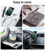 Temdan for Travel Vacation Essentials,3 in 2 USB C Cable for Apple Watch Charger/iPhone 17 Charger/Lightning,Multi Charging Cable Cord,Camping Essentials,Designed for iWatch &iPhone 16-12-4FT Black - Image 7