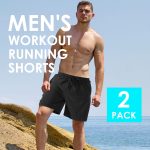 2 Pack Mens Running Athletic Shorts for Men's Lightweight Workout Gym Shorts Quick Dry Hiking Basketball - Image 6